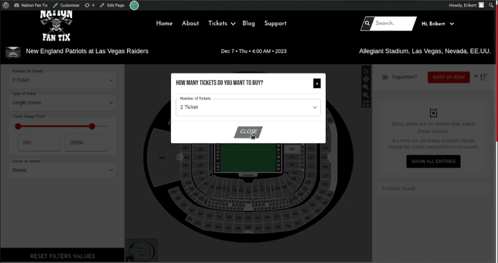 FANBASETIX | Ticket marketplace for American football games in the United States